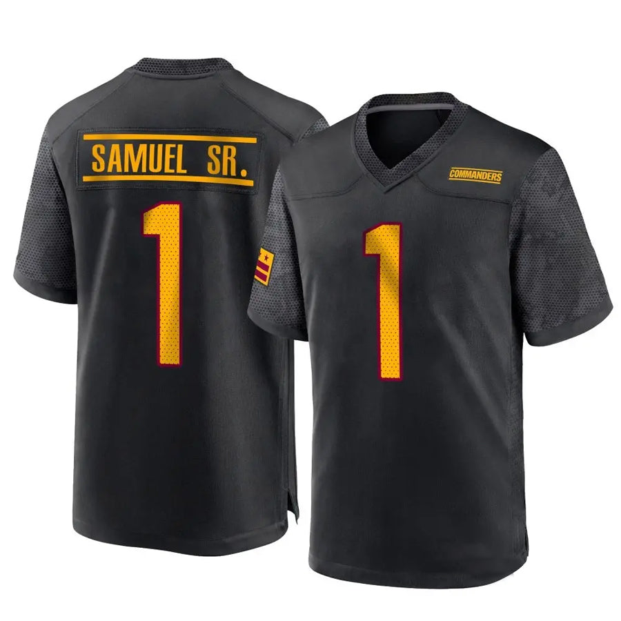 Fenge W.Commanders #1 Deebo Samuel Sr Player Black Home Game Football Jerseys