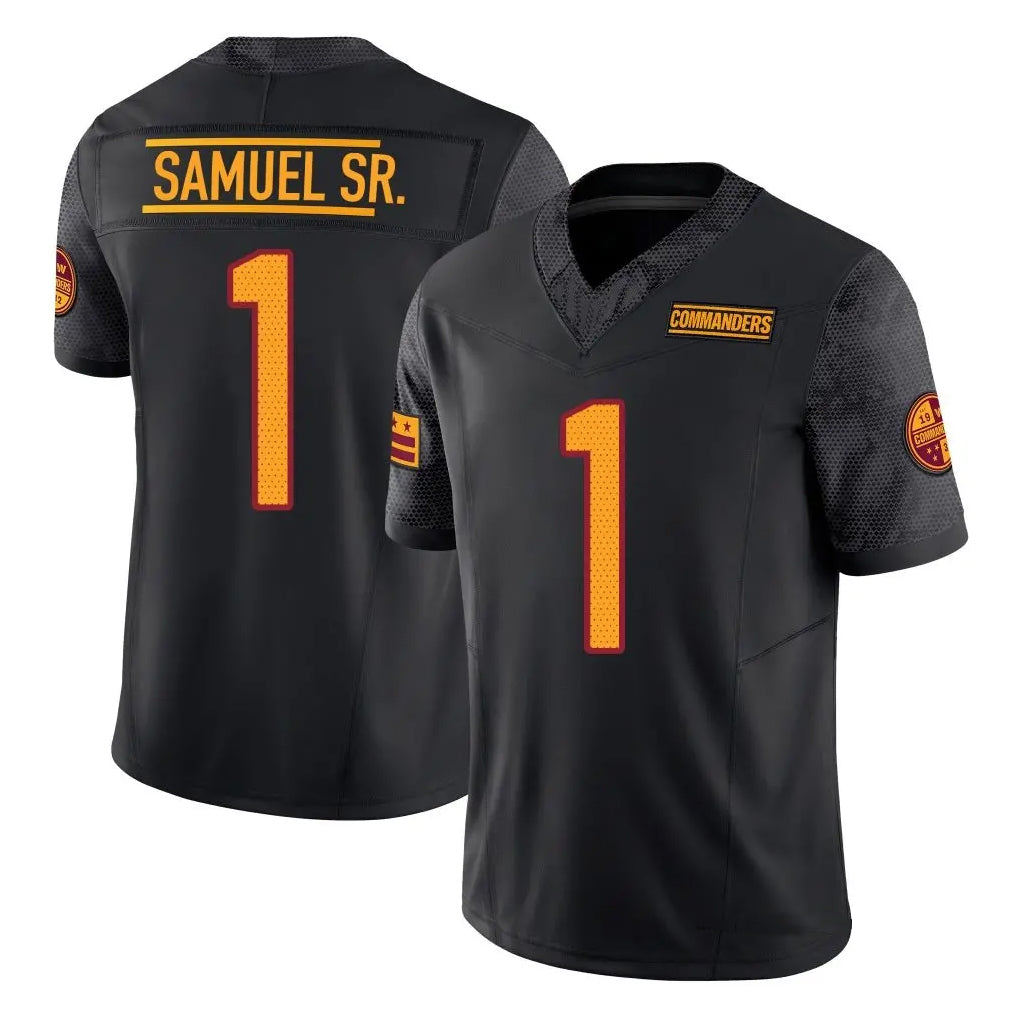 Fenge W.Commanders #1 Deebo Samuel Sr Player Black Vapor F.U.S.E. Limited Football Jerseys