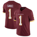 Fenge W.Commanders #1 Deebo Samuel Sr Player Burgundy Vapor Limited Stitched Jerseys