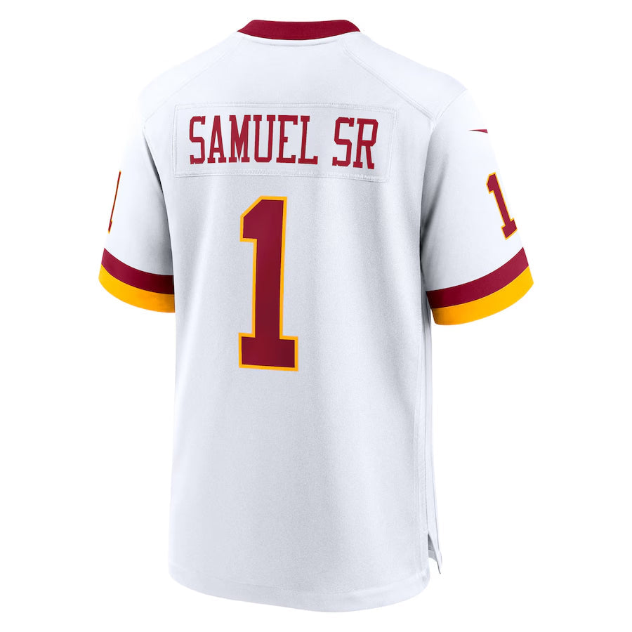 Fenge W.Commanders #1 Deebo Samuel Sr Player White Game Stitched Jerseys