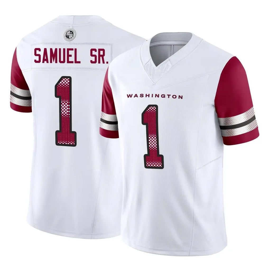 Fenge W.Commanders #1 Deebo Samuel Sr Player White Vapor F.U.S.E. Limited Stitched Jerseys