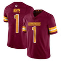 Fenge W.Commanders #1 Rachaad White Player Burgundy Limited Vapor Home Game Stitched Jerseys