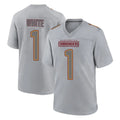 Fenge W.Commanders #1 Rachaad White Player Gray Atmosphere Fashion Home Game Stitched Jerseys
