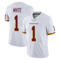 Fenge W.Commanders #1 Rachaad White Player White Limited Vapor Untouchable Home Game Stitched Jerseys