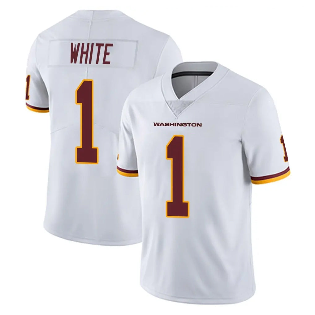 Fenge W.Commanders #1 Rachaad White Player White Limited Vapor Untouchable Home Game Stitched Jerseys