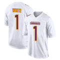 Fenge W.Commanders #1 Rachaad White Player White Tundra Fashion Home Game Stitched Jerseys