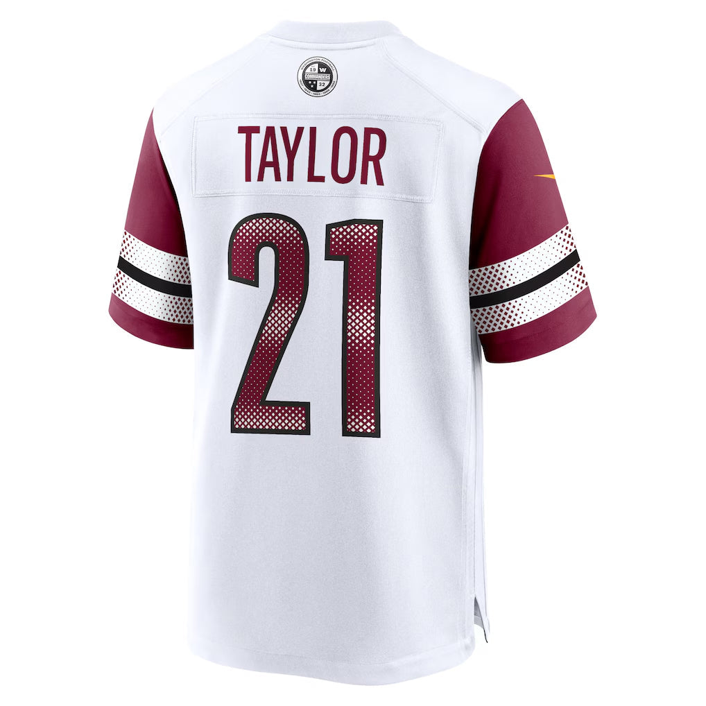 Fenge W.Commanders #21 Sean Taylor Player White Home Game Stitched Jerseys