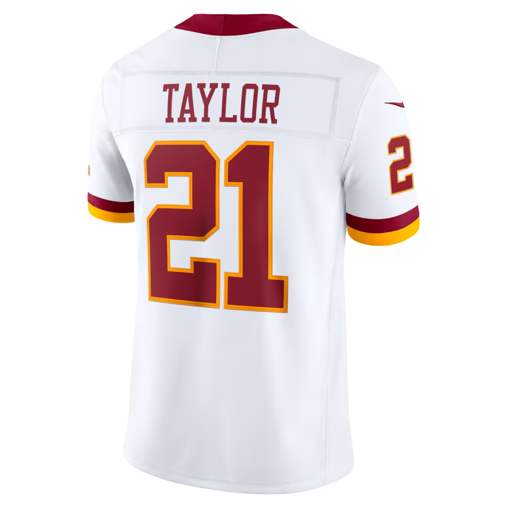 Fenge W.Commanders #21 Sean Taylor White Vapor F.U.S.E. Stitched Retired Limited Stitched Jerseys