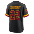 Fenge W.Commanders #22 Jacory Croskey-Merritt Black Hail Raiser Alternate Game Stitched Jerseys