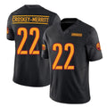 Fenge W.Commanders #22 Jacory Croskey-Merritt Player Black Vapor F.U.S.E. Limited Stitched Jerseys