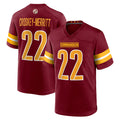 Fenge W.Commanders #22 Jacory Croskey-Merritt Player Burgundy Home Game Stitched Jerseys