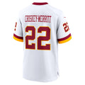 Fenge W.Commanders #22 Jacory Croskey-Merritt Player White Home Game Stitched Jerseys
