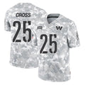 Fenge W.Commanders #25 Nick Cross Player Arctic Camo Limited Salute To Service Home Game Stitched Jerseys
