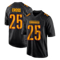 Fenge W.Commanders #25 Nick Cross Player Black Carbon Fashion Home Game Stitched Jerseys