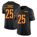 Fenge W.Commanders #25 Nick Cross Player Black Limited Vapor F.U.S.E. Home Game Stitched Jerseys
