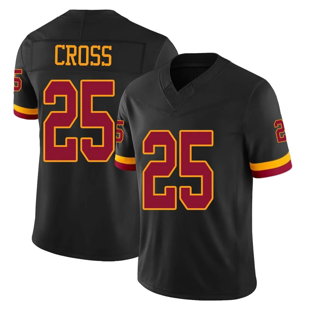Fenge W.Commanders #25 Nick Cross Player Black Limited Vapor Home Game Stitched Jerseys