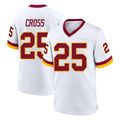 Fenge W.Commanders #25 Nick Cross Player White Home Game Stitched Jerseys