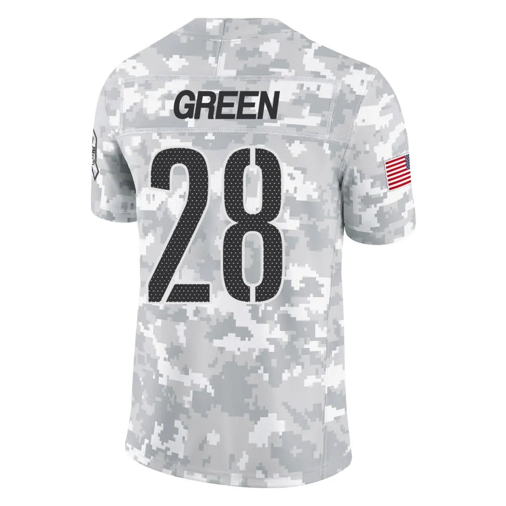 Fenge W.Commanders #28 Darrell Green Player  Arctic Camo Salute To Service Limited Stitched Jerseys