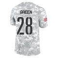 Fenge W.Commanders #28 Darrell Green Player  Arctic Camo Salute To Service Limited Stitched Jerseys