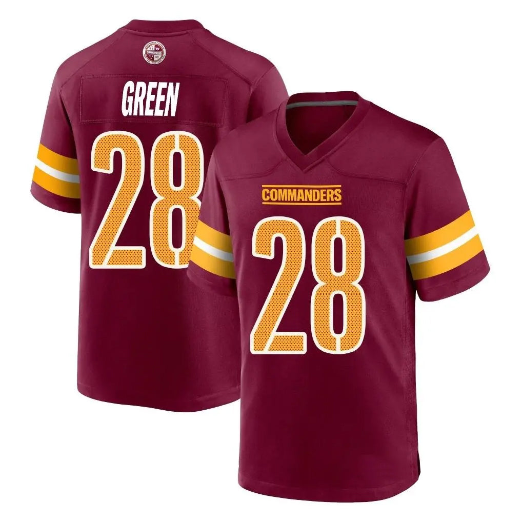 Fenge W.Commanders #28 Darrell Green Player Burgundy Home Game Stitched Jerseys