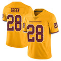Fenge W.Commanders #28 Darrell Green Player  Gold Vapor Limited Stitched Jerseys