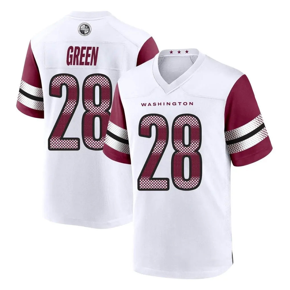 Fenge W.Commanders #28 Darrell Green Player White Home Game Stitched Jerseys