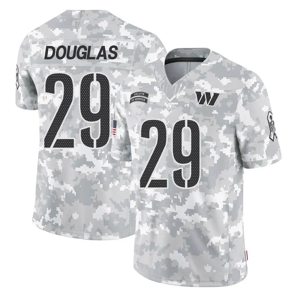 Fenge W.Commanders #29 Rasul Douglas Player Arctic Camo Limited Salute To Service Home Game Stitched Jerseys