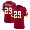 Fenge W.Commanders #29 Rasul Douglas Player Burgundy Game Home Stitched Jerseys