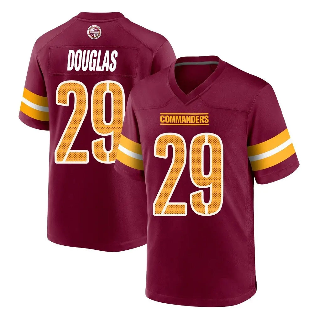 Fenge W.Commanders #29 Rasul Douglas Player Burgundy Home Game Stitched Jerseys