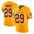 Fenge W.Commanders #29 Rasul Douglas Player Gold Limited Color Rush Home Game Stitched Jerseys