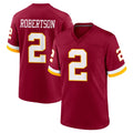Fenge W.Commanders #2 Amik Robertson Player Burgundy Game Home Stitched Jerseys