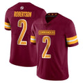 Fenge W.Commanders #2 Amik Robertson Player Burgundy Limited Vapor Home Game Stitched Jerseys