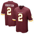 Fenge W.Commanders #2 Amik Robertson Player Burgundy Team Color Home Game Stitched Jerseys