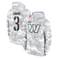 Fenge W.Commanders #3 Stefon Diggs Player Arctic Camo Limited Salute to Service Pullover Hoodies Game Stitched Jerseys