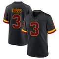 Fenge W.Commanders #3 Stefon Diggs Player Black Limited Home Game Stitched Jerseys