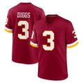 Fenge W.Commanders #3 Stefon Diggs Player Burgundy Game Home Stitched Jerseys