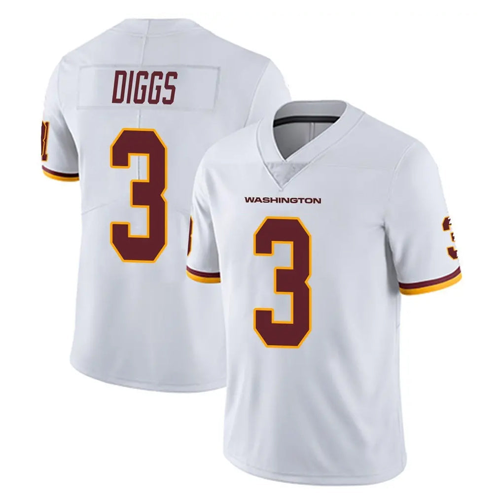 Fenge W.Commanders #3 Stefon Diggs Player White Limited Vapor Untouchable Home Game Stitched Jerseys