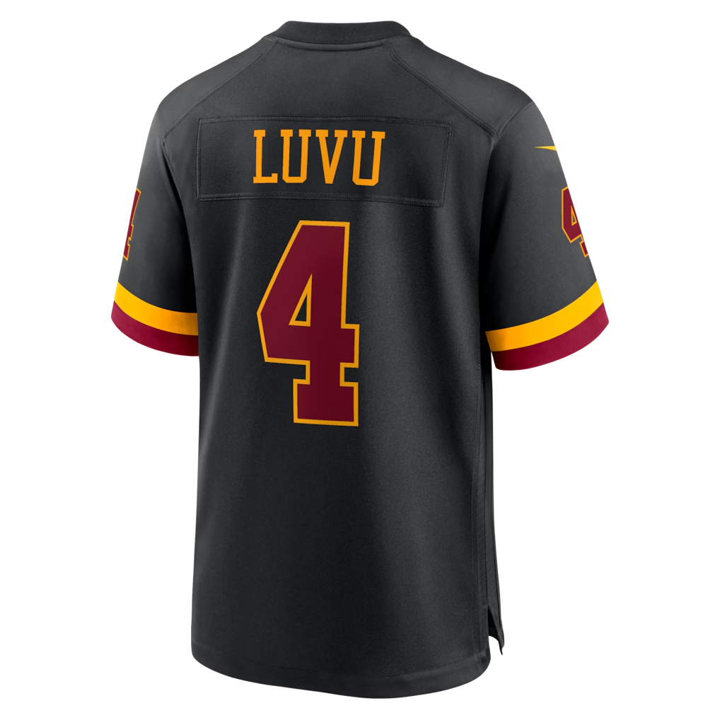 Fenge W.Commanders #4 Frankie Luvu Black Hail Raiser Alternate Game Stitched Jerseys