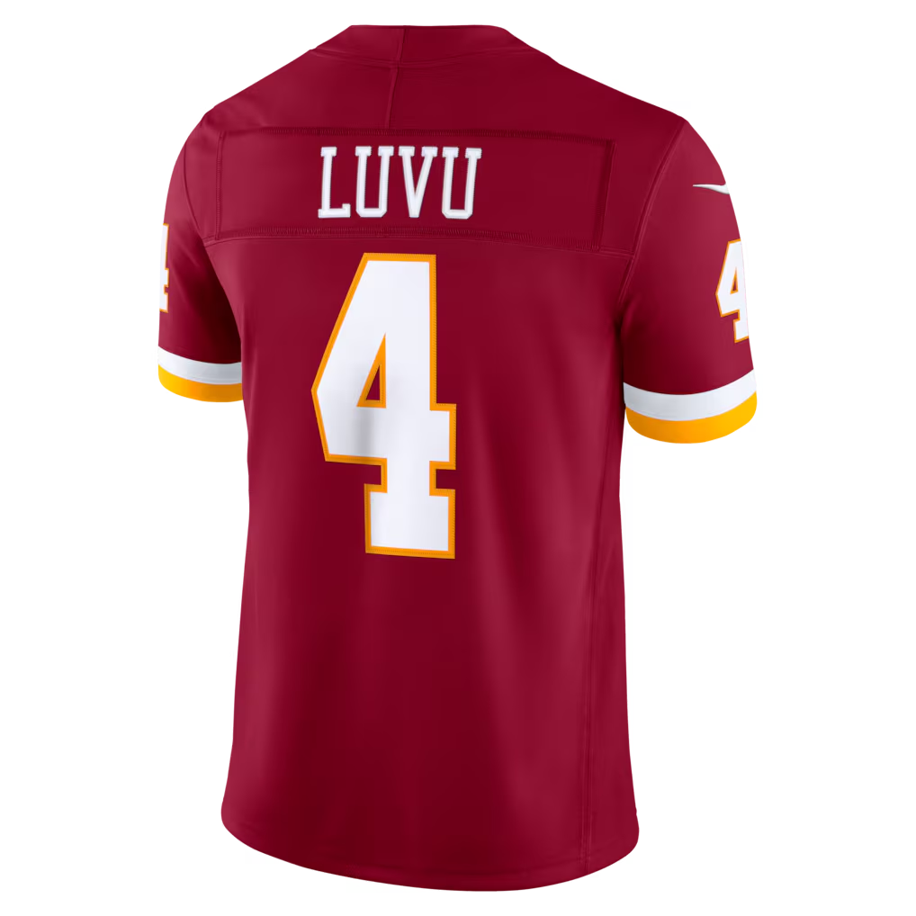 Fenge W.Commanders #4 Frankie Luvu Burgundy Team Vapor F.U.S.E. Stitched Limited Jerseys