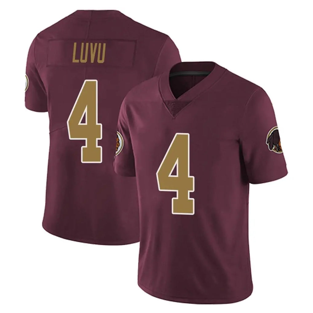 Fenge W.Commanders #4 Frankie Luvu Player Burgundy Alternate Vapor Untouchable Home Game Stitched Jerseys