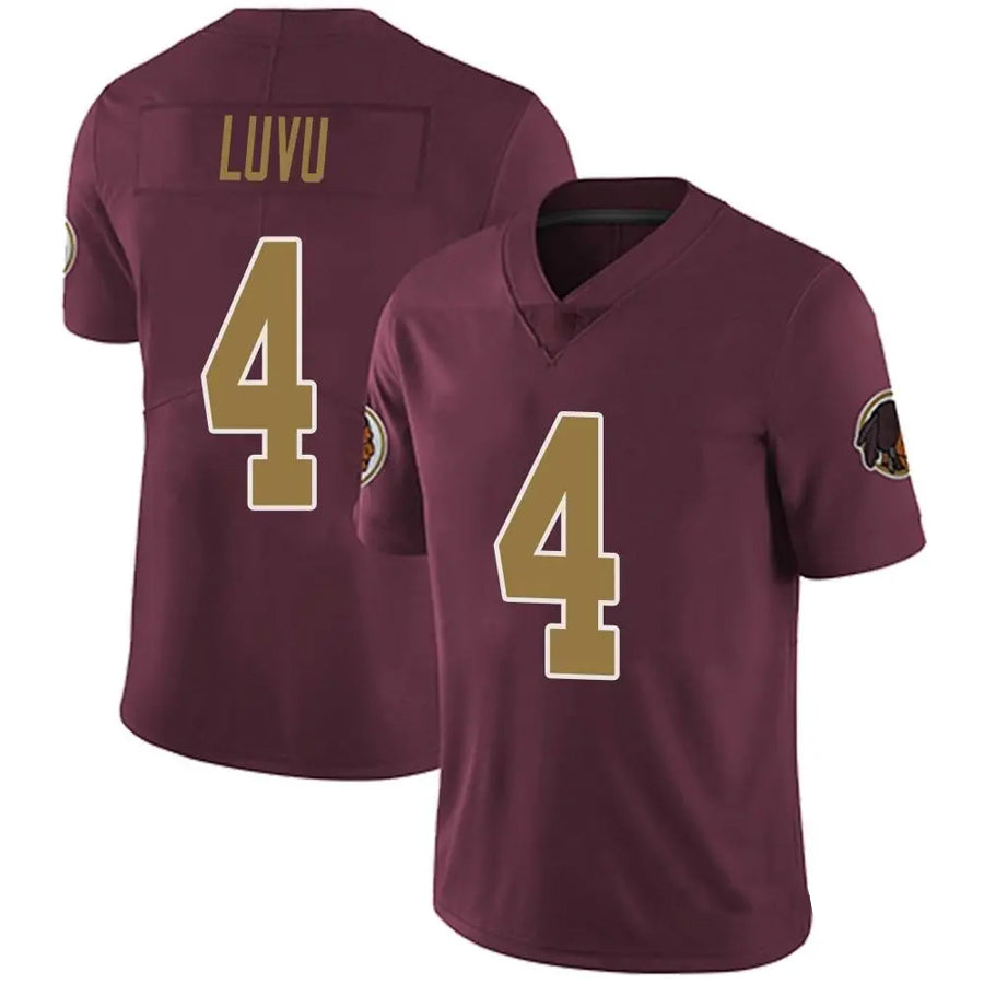 Fenge W.Commanders #4 Frankie Luvu Player Burgundy Alternate Vapor Untouchable Limited  Stitched Jerseys