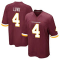 Fenge W.Commanders #4 Frankie Luvu Player Burgundy Game Stitched Jerseys