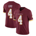 Fenge W.Commanders #4 Frankie Luvu Player Burgundy Vapor Limited Stitched Jerseys