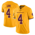 Fenge W.Commanders #4 Frankie Luvu Player Gold Vapor Limited Stitched Jerseys