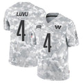 Fenge W.Commanders #4 Frankie Luvu Player Limited Arctic Camo Salute to Service Stitched Jerseys