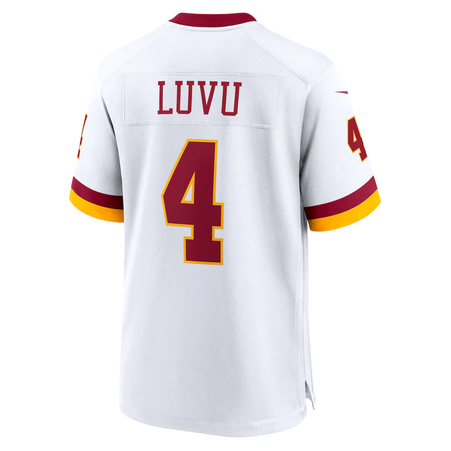 Fenge W.Commanders #4 Frankie Luvu Player White Game Football Jerseys