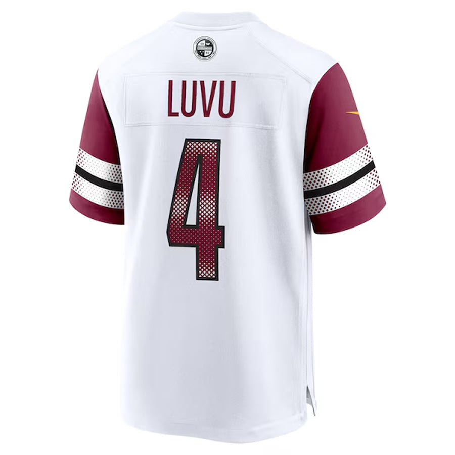 Fenge W.Commanders #4 Frankie Luvu Player White Home Game Football Jerseys