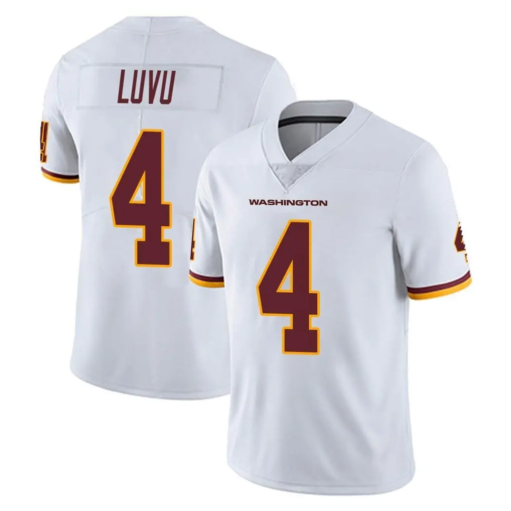 Fenge W.Commanders #4 Frankie Luvu Player White Limited Vapor Untouchable Home Game Stitched Jerseys