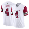 Fenge W.Commanders #4 Frankie Luvu Player White Vapor F.U.S.E. Limited Football Jerseys