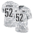 Fenge W.Commanders #52 Sonny Styles Player Arctic Camo Limited Salute To Service Home Game Stitched Jerseys